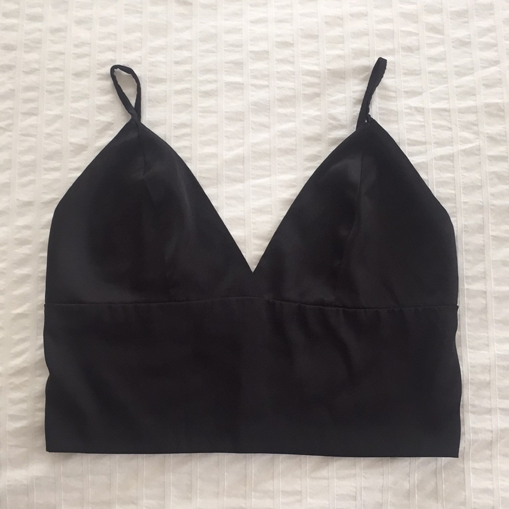 Black Crop Bralette